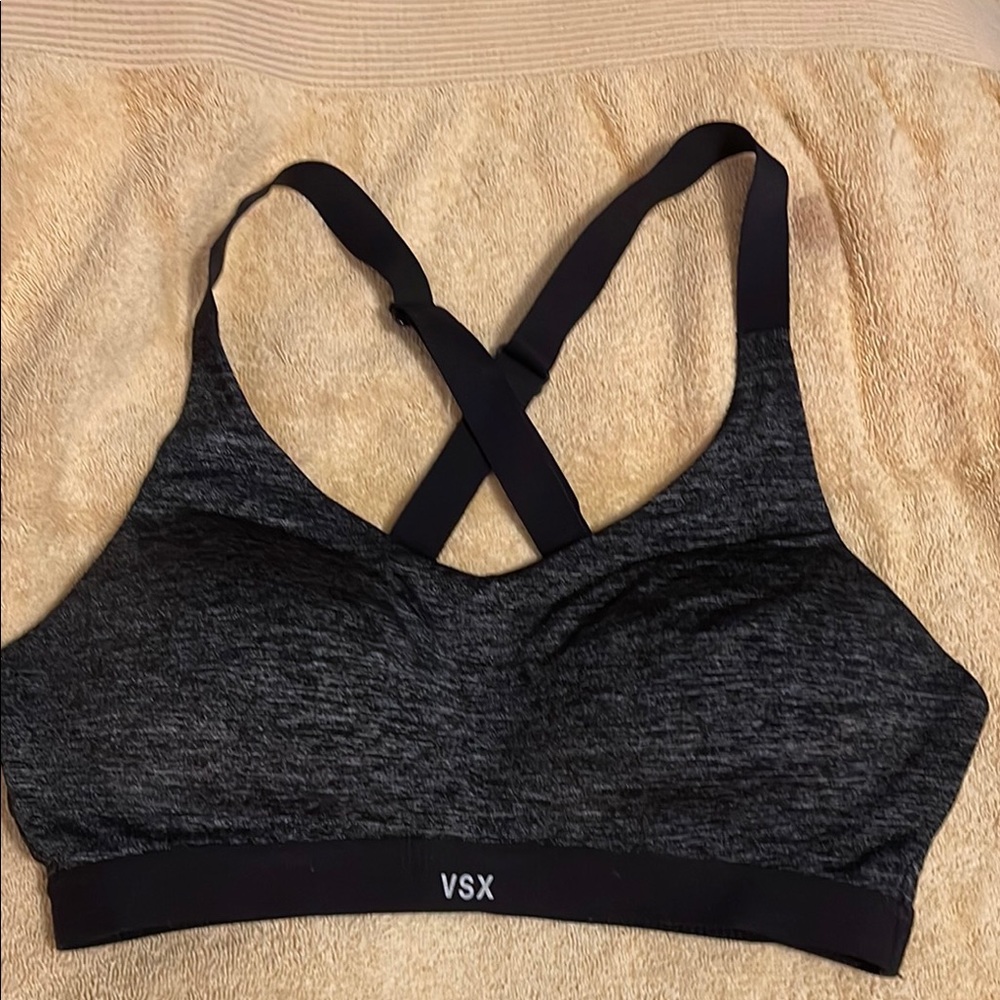 VSX Black Sports Bra Racerback